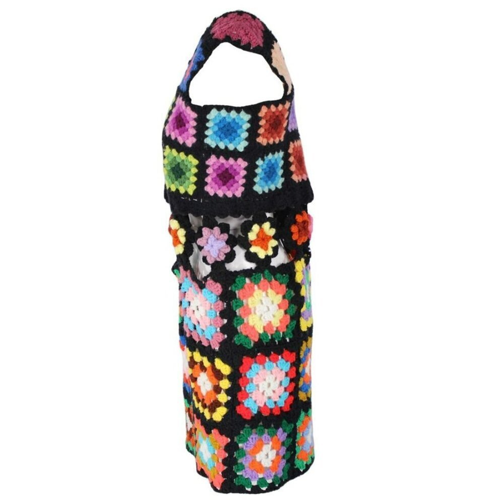 The Series NYC Granny Square Rainbow Dress - Picture 3 of 12
